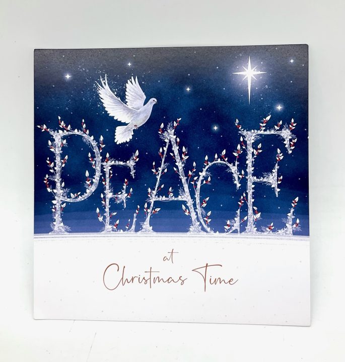 peace christmas cards